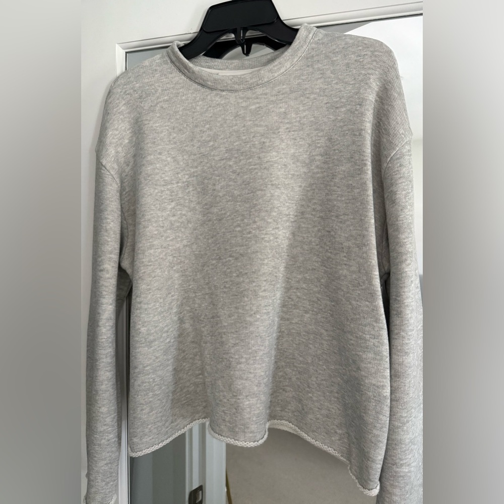 NWT Vince Light Gray Crewneck Sweatshirt